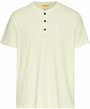 CAMEL ACTIVE Tričko 'Henley'  krémová