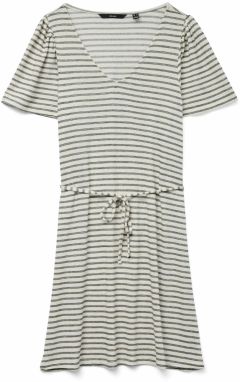 VERO MODA Šaty 'VMGina'  nebielená / tmavosivá