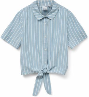 VERO MODA Blúzka  svetlomodrá / biela