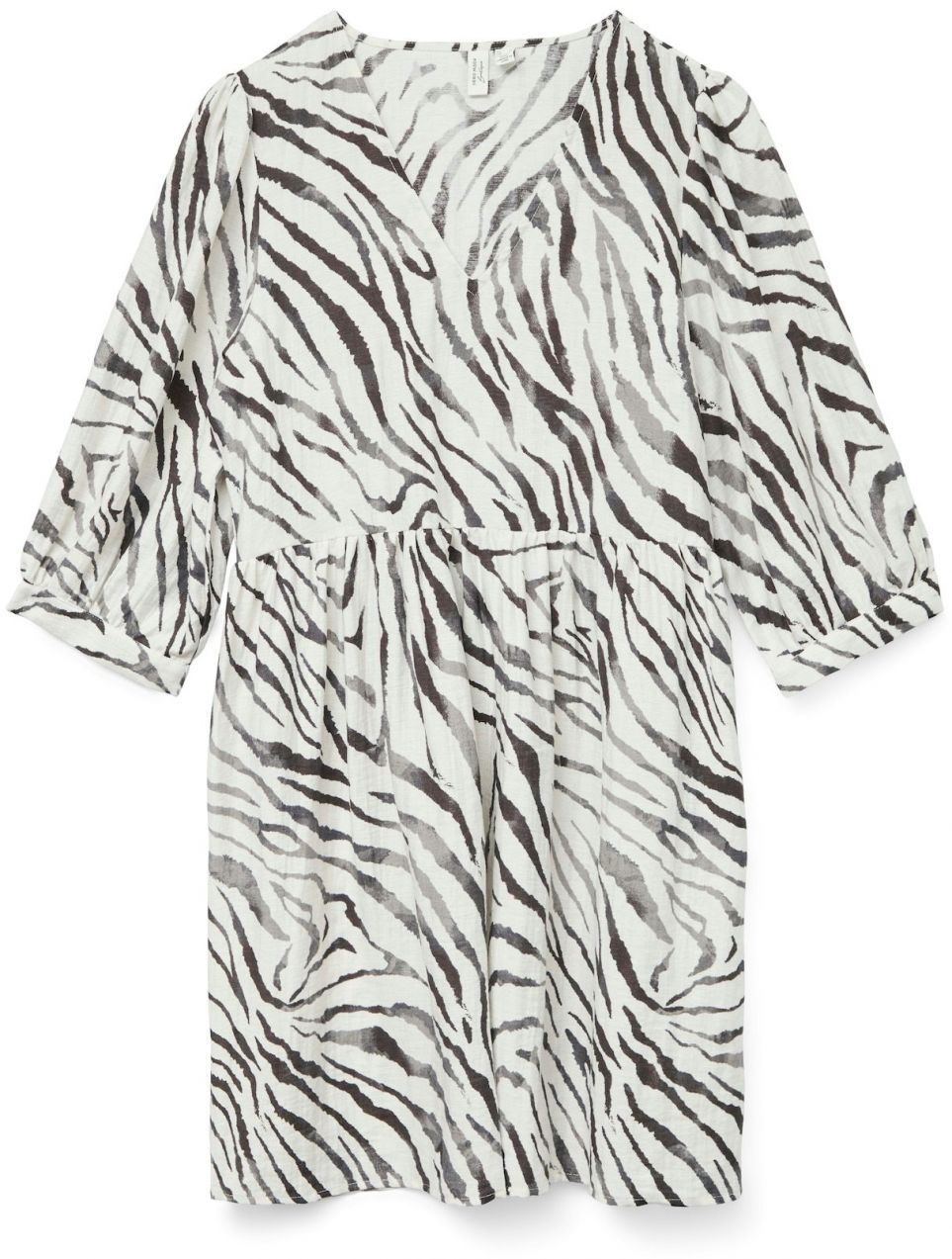 VERO MODA Šaty 'VMDORA DESY'  čierna / biela