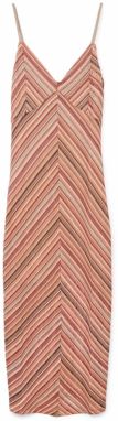 VERO MODA Letné šaty 'VMDEMI'  béžová / hnedá / oranžová / červená