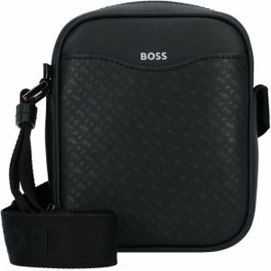BOSS Taška cez rameno 'Zair'  čierna / biela