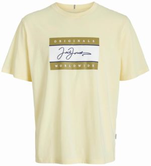 JACK & JONES Tričko 'JORFrederiksberg'  námornícka modrá / svetložltá / olivová / biela