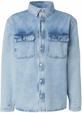 QS Prechodná bunda  modrá denim