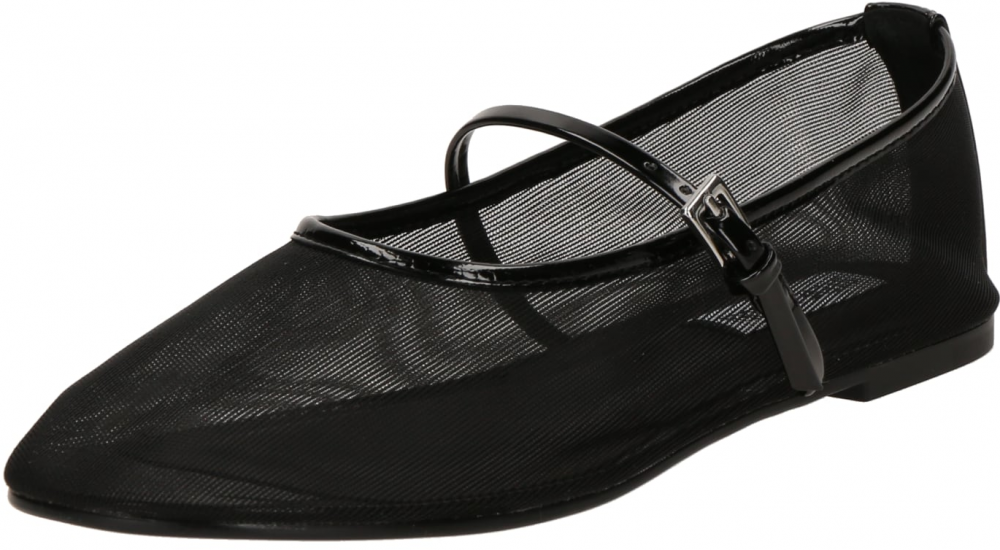 STEVE MADDEN Baleríny s ramienkom 'Mash'  čierna