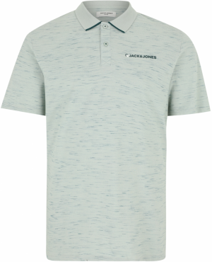 Jack & Jones Plus Tričko 'JCOLOGAN'  mätová / tmavozelená