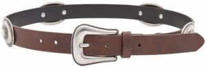 Pull&Bear Opasky  hnedá / strieborná