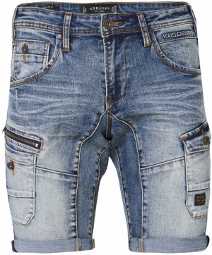 KOROSHI Džínsy  modrá denim