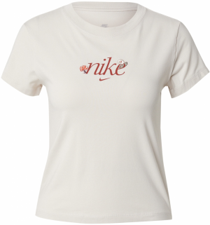 Nike Sportswear Tričko  červená / šedobiela