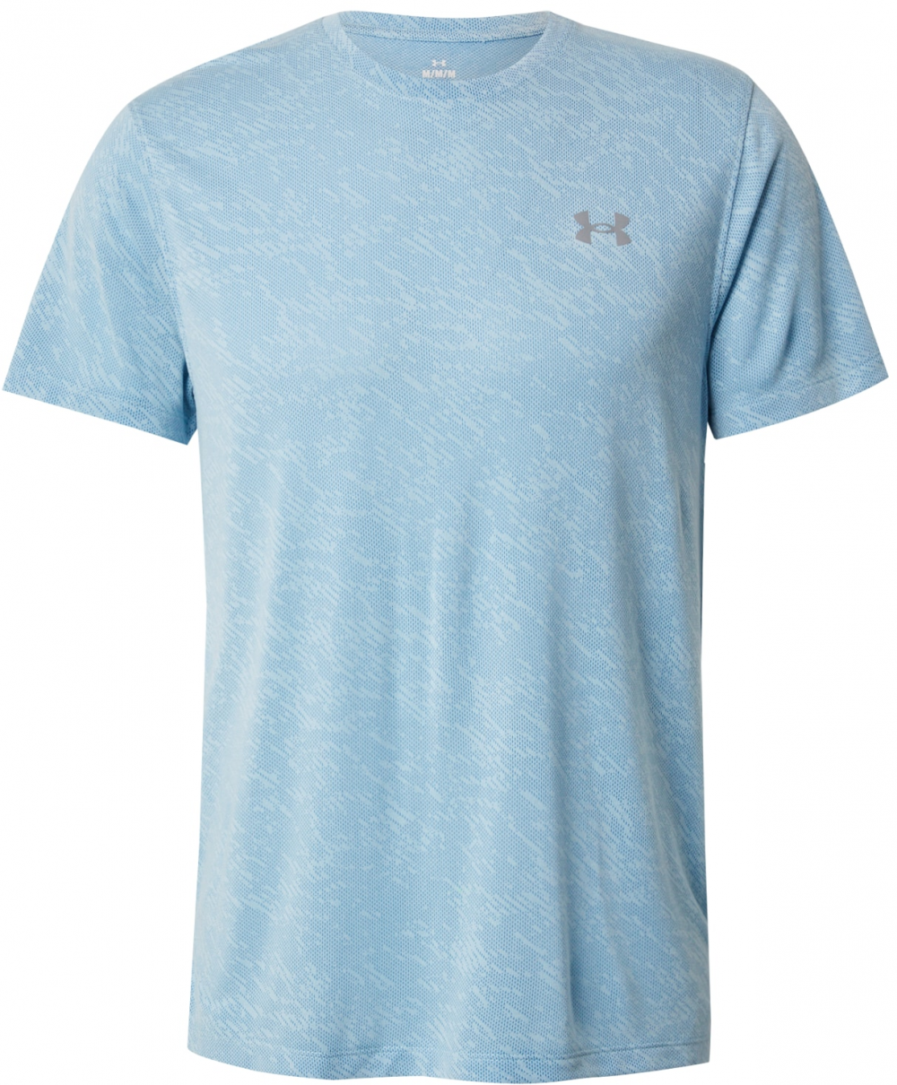 UNDER ARMOUR Funkčné tričko 'LAUNCH CAMO'  modrá / pastelovo modrá