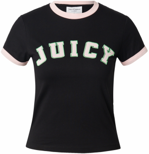 Juicy Couture Tričko  zelená / ružová / čierna