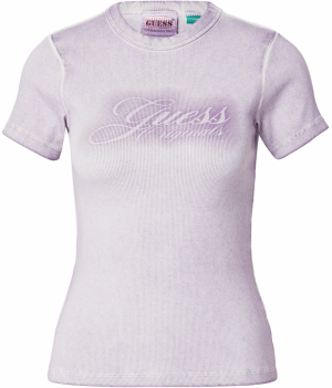 GUESS Originals Tričko  pastelovo fialová / tmavofialová