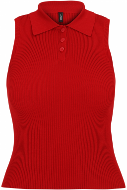 Only Tall Vyšívaný top 'ONLMEDDI'  rubínová
