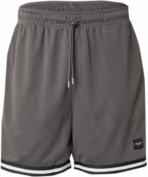 JACK & JONES Nohavice 'JPSTKARL'  tmavošedá / biela