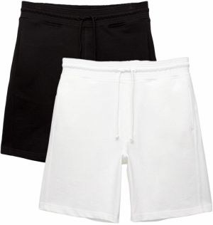 Pull&Bear Nohavice  čierna / biela