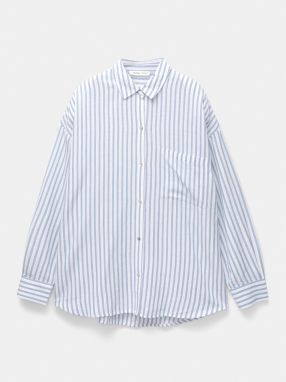 Pull&Bear Blúzka  svetlomodrá / biela