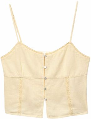Pull&Bear Blúzka  svetložltá