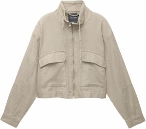 Pull&Bear Prechodná bunda  tmavošedá