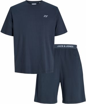 JACK & JONES Tepláková súprava 'JACOMAHA'  námornícka modrá / biela