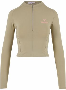 Felicious Tričko 'Racer'  kaki / ružová
