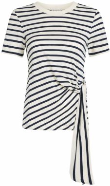 TOMMY HILFIGER Tričko  námornícka modrá / biela