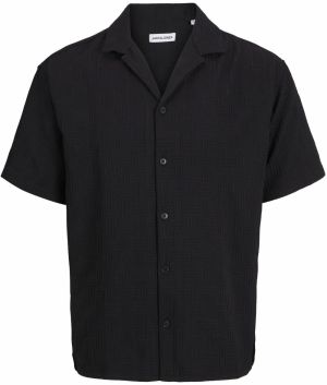 JACK & JONES Košeľa 'JJEMatteo'  čierna
