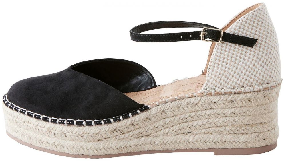 Next Espadrilky  svetlosivá / čierna