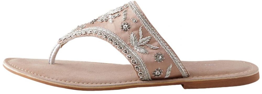 Next Žabky 'Forever Comfort'  tmavobéžová / strieborná