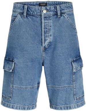 JACK & JONES Rifľové kapsáče  modrá denim