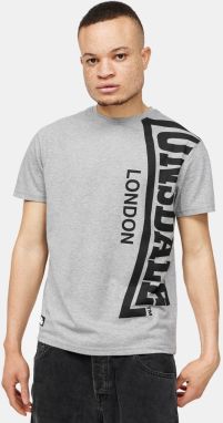 LONSDALE Tričko 'Holyrood'  sivá melírovaná / čierna