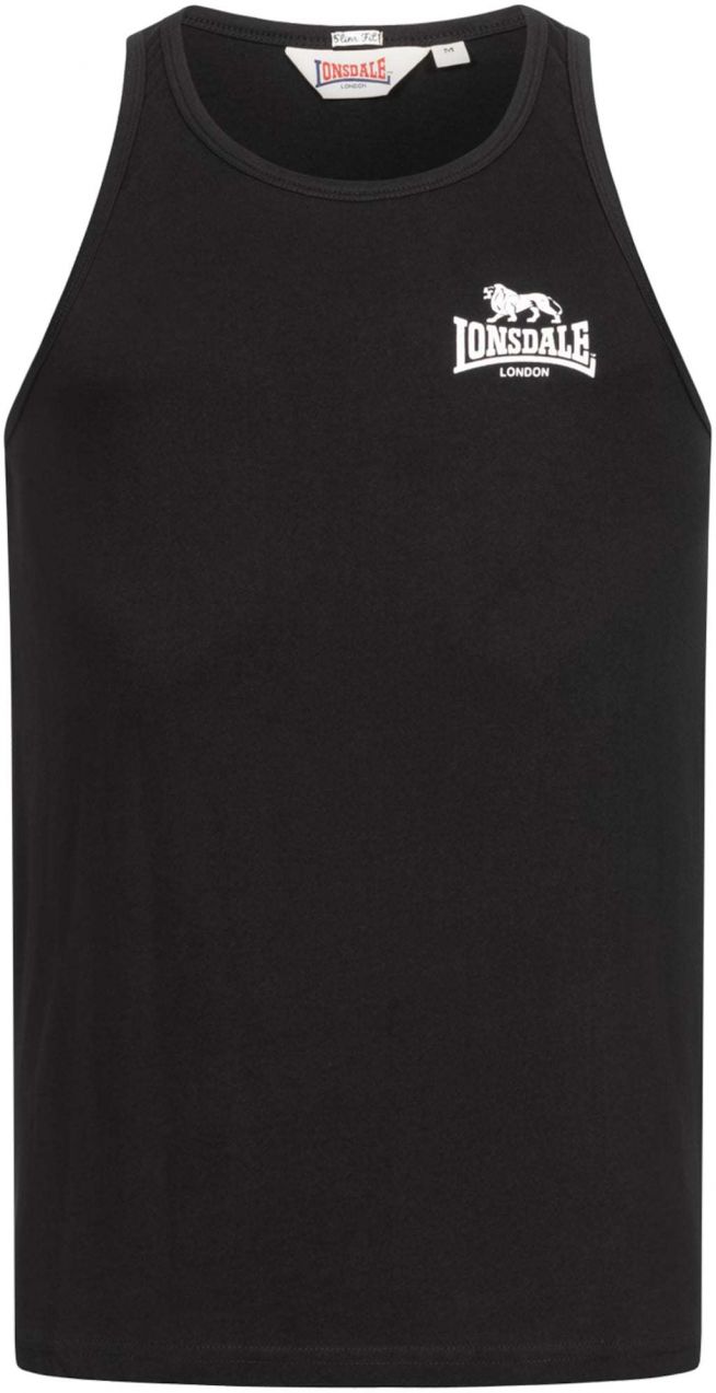 LONSDALE Tričko ' DOLTON '  čierna / biela