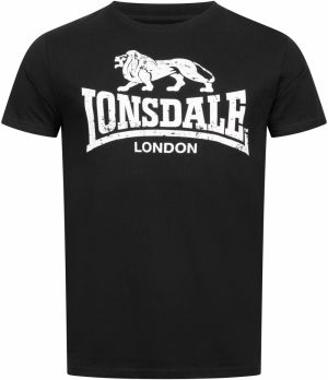 LONSDALE Tričko  čierna / biela