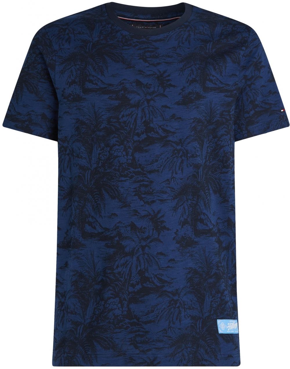 TOMMY HILFIGER Tričko 'SUMMER'  námornícka modrá / tmavomodrá