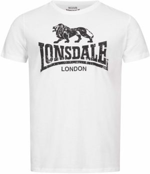 LONSDALE Tričko  čierna / biela