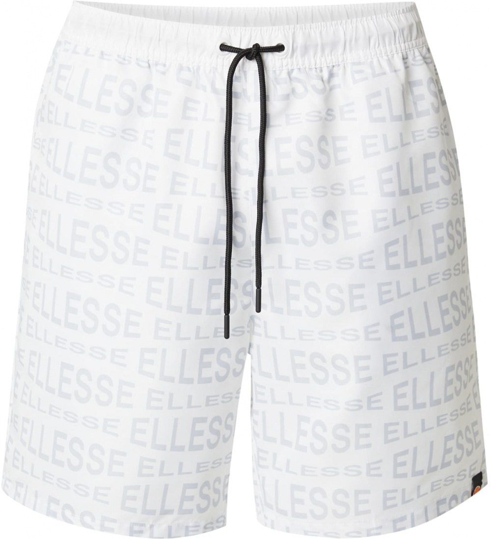 ELLESSE Plavecké šortky 'Distoria'  svetlosivá / biela
