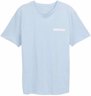 TOM TAILOR DENIM Tričko  svetlomodrá / biela