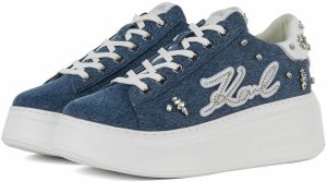 Karl Lagerfeld Členkové tenisky 'Anakapri'  modrá denim / biela