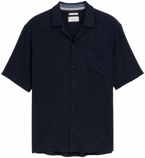 TOM TAILOR Košeľa  tmavomodrá