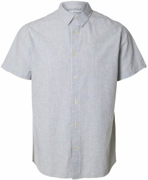SELECTED HOMME Košeľa  modrá / biela
