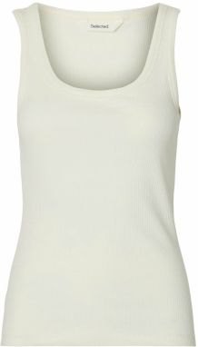 SELECTED FEMME Top 'SLFAnna'  biela ako vlna