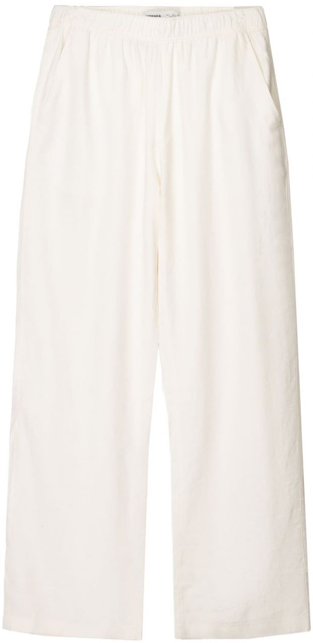 Bershka Nohavice  biela