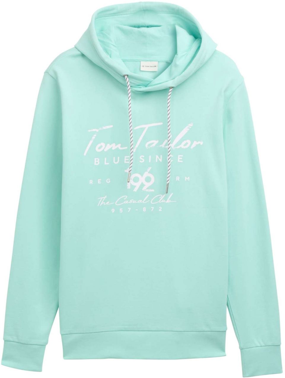 TOM TAILOR Mikina  mätová / biela