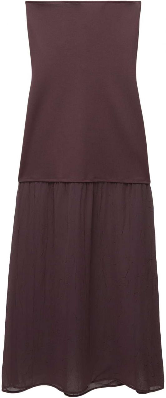 Pull&Bear Večerné šaty  burgundská