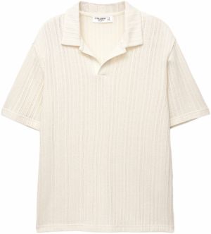 Pull&Bear Tričko  biela ako vlna