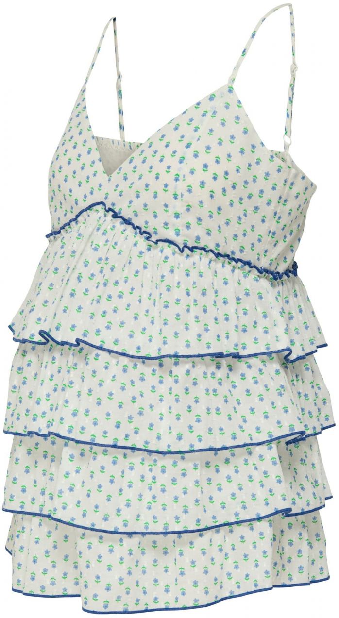 Only Maternity Top 'OLMDORY'  modrá / zafírová / zelená / biela