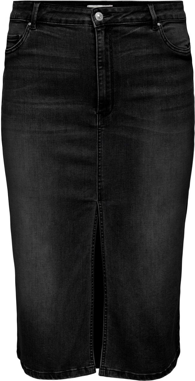 ONLY Carmakoma Sukňa 'CARRose'  čierny denim