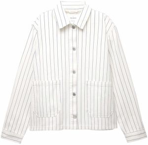 Pull&Bear Prechodná bunda  enciánová / tmavomodrá / biela