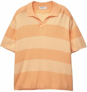 Pull&Bear Tričko  oranžová / pastelovo oranžová