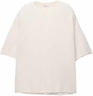 Pull&Bear Sveter  šedobiela