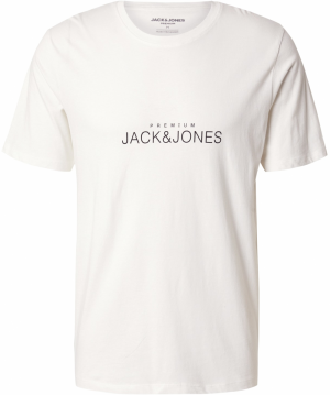 Jack & Jones Premium Tričko 'JPRBLAVANCE'  čierna / biela